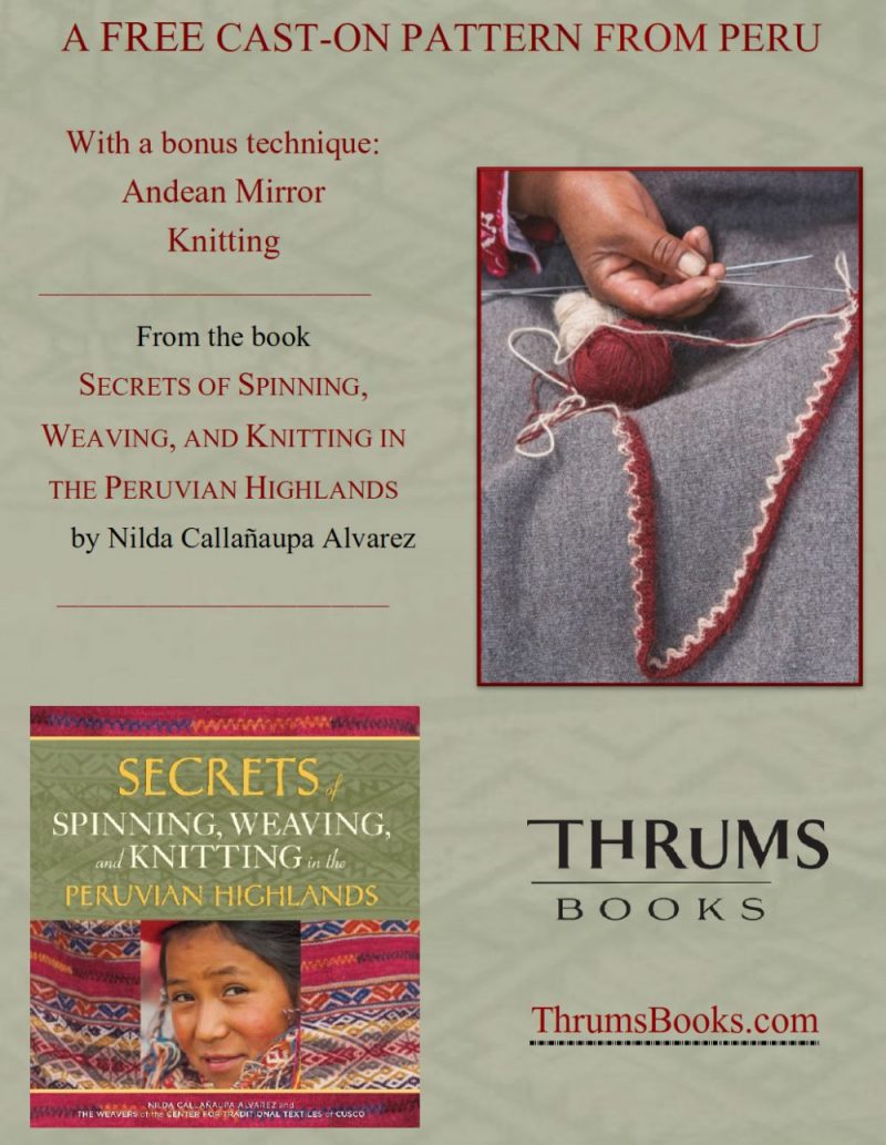 Free Peruvian Cast-On Pattern